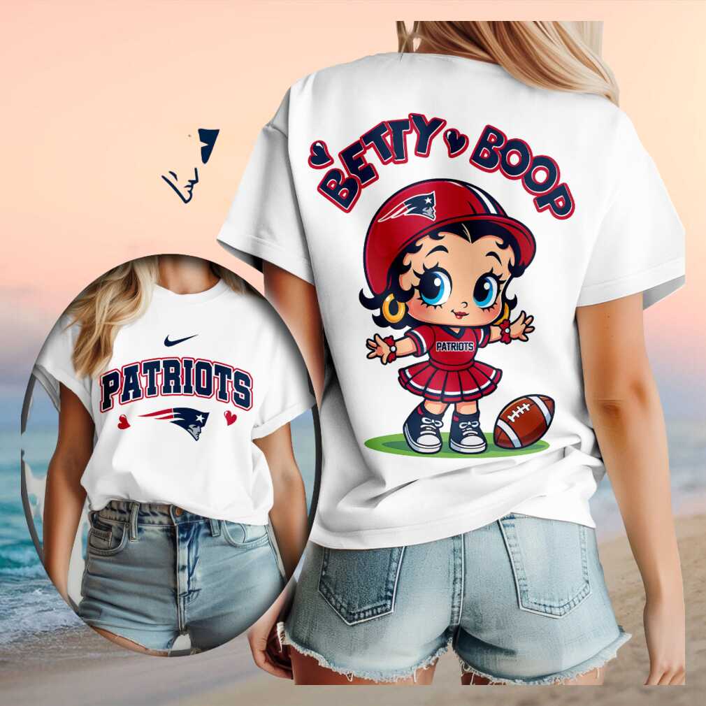 New England Patriots Betty Boop Cheerleader Football Shirt