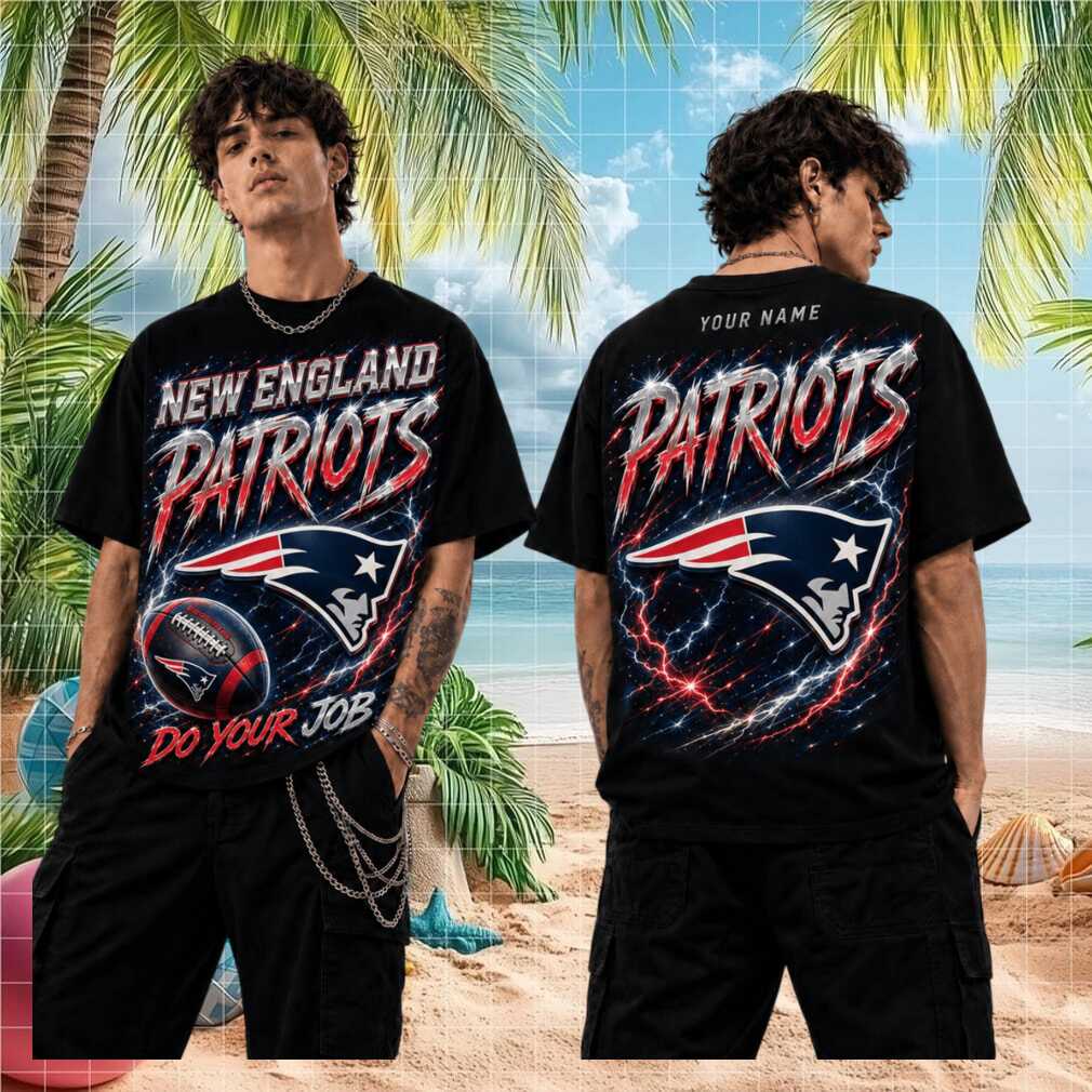New England Patriots Do Your Job Football Fans Retro Vintage Personalized Name Men Women Shirt - Limotees LLC