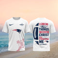 New England Patriots Football Cross Faith Shirt - Limotees LLC