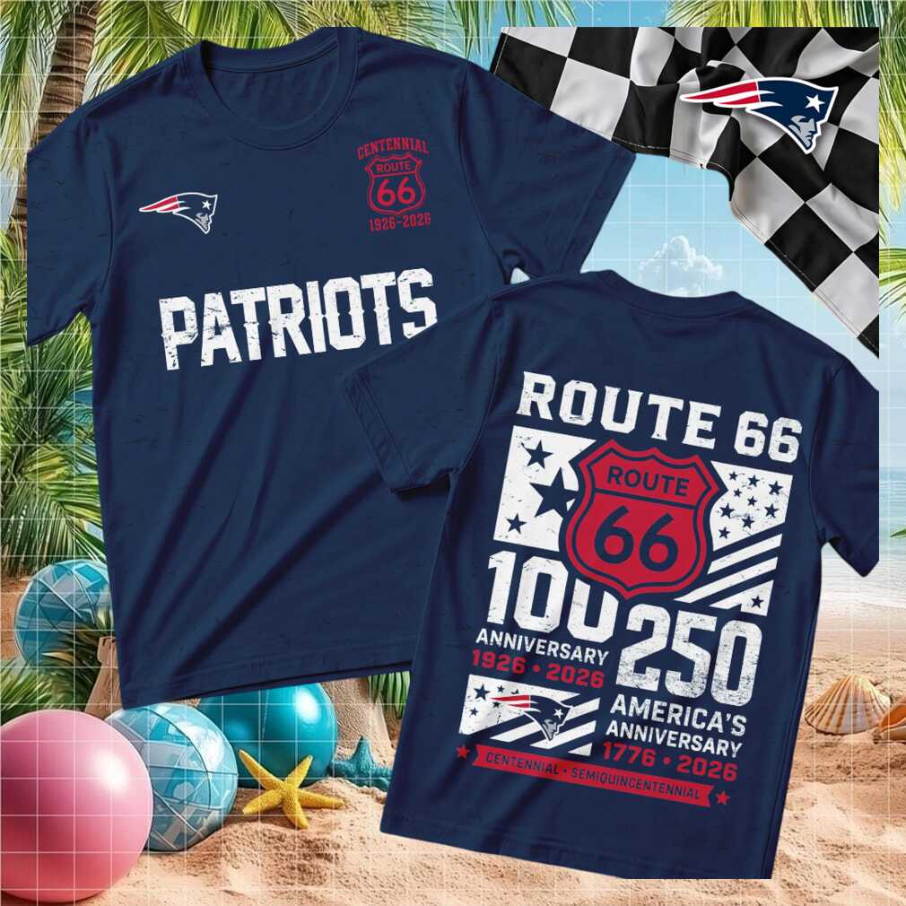 New England Patriots Football Route 66 Centennial Shirt