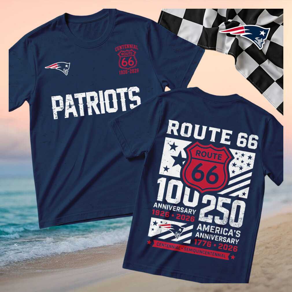 New England Patriots Football Route 66 Centennial Shirt