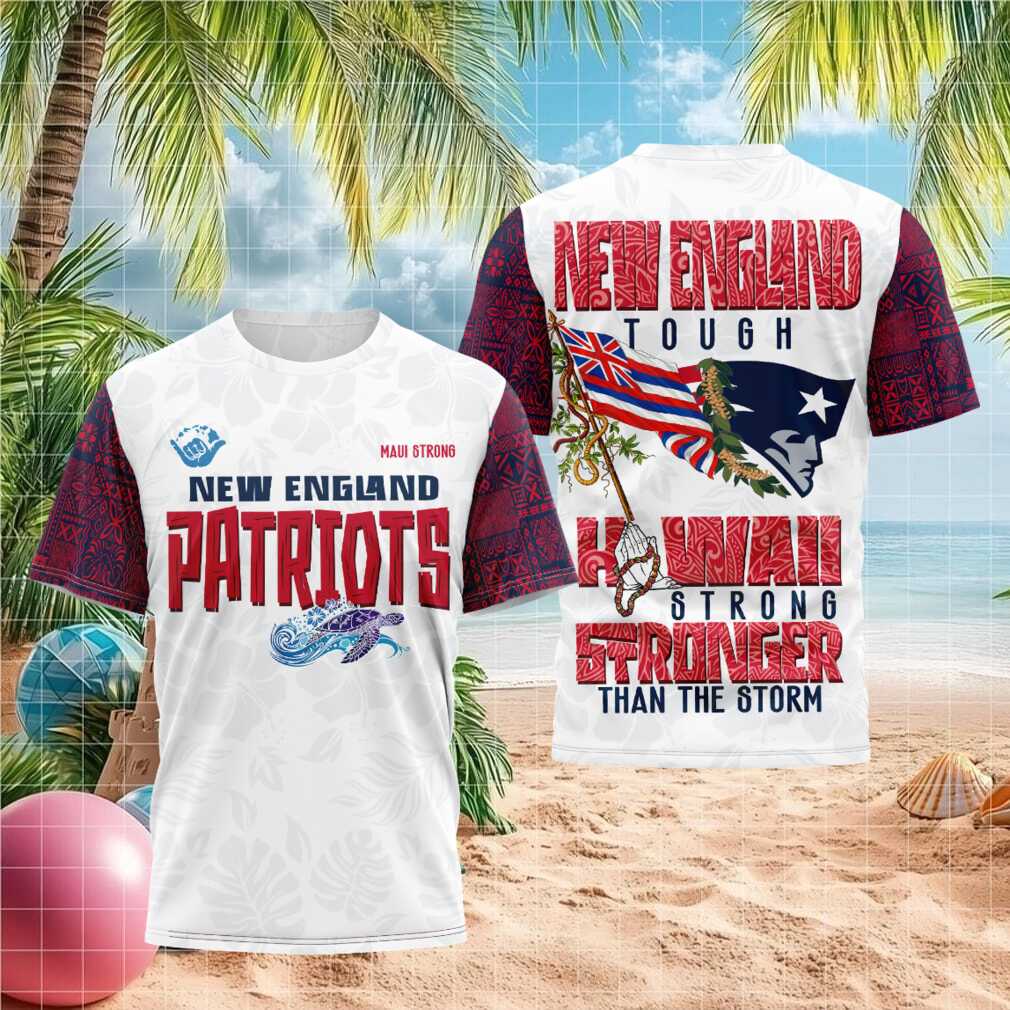 New England Patriots Hawaiian Stronger Than The Storm Shirt