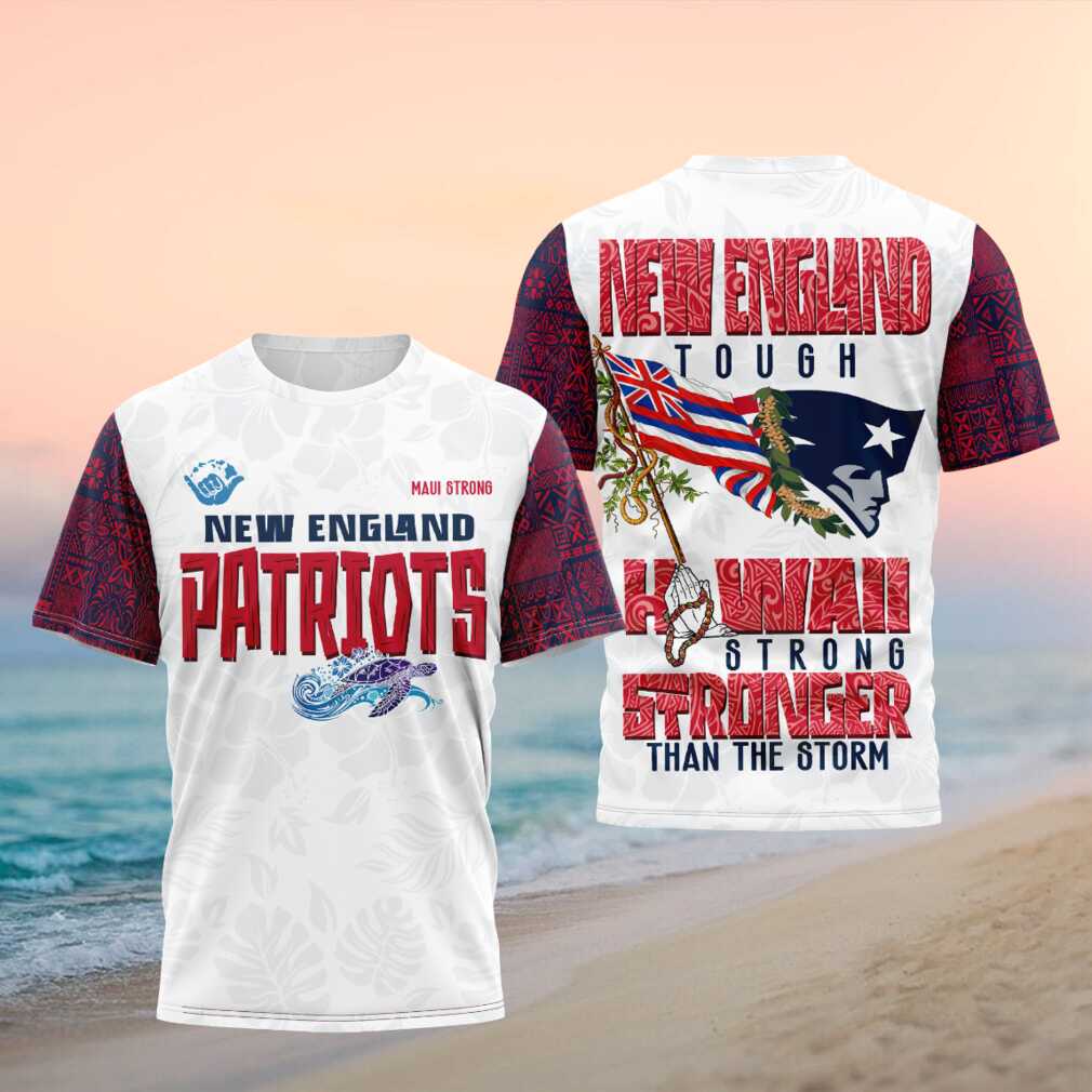New England Patriots Hawaiian Stronger Than The Storm Shirt
