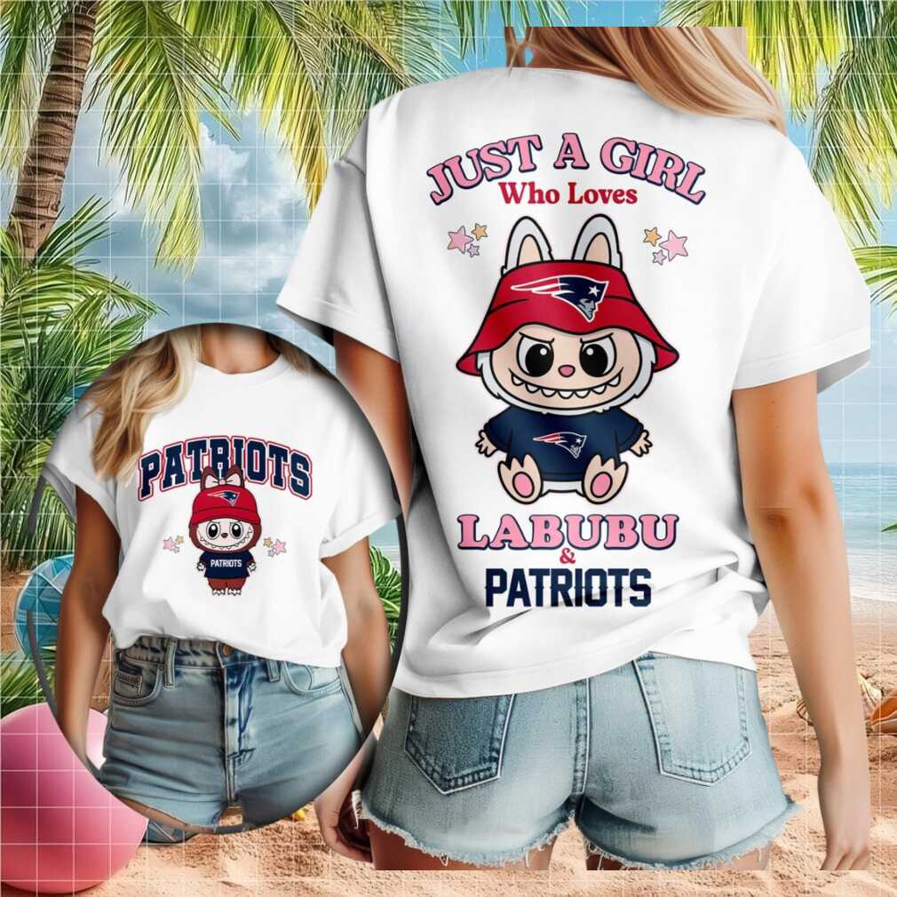 New England Patriots Labubu Mascot Just A Girl Who Loves Football T Shirt