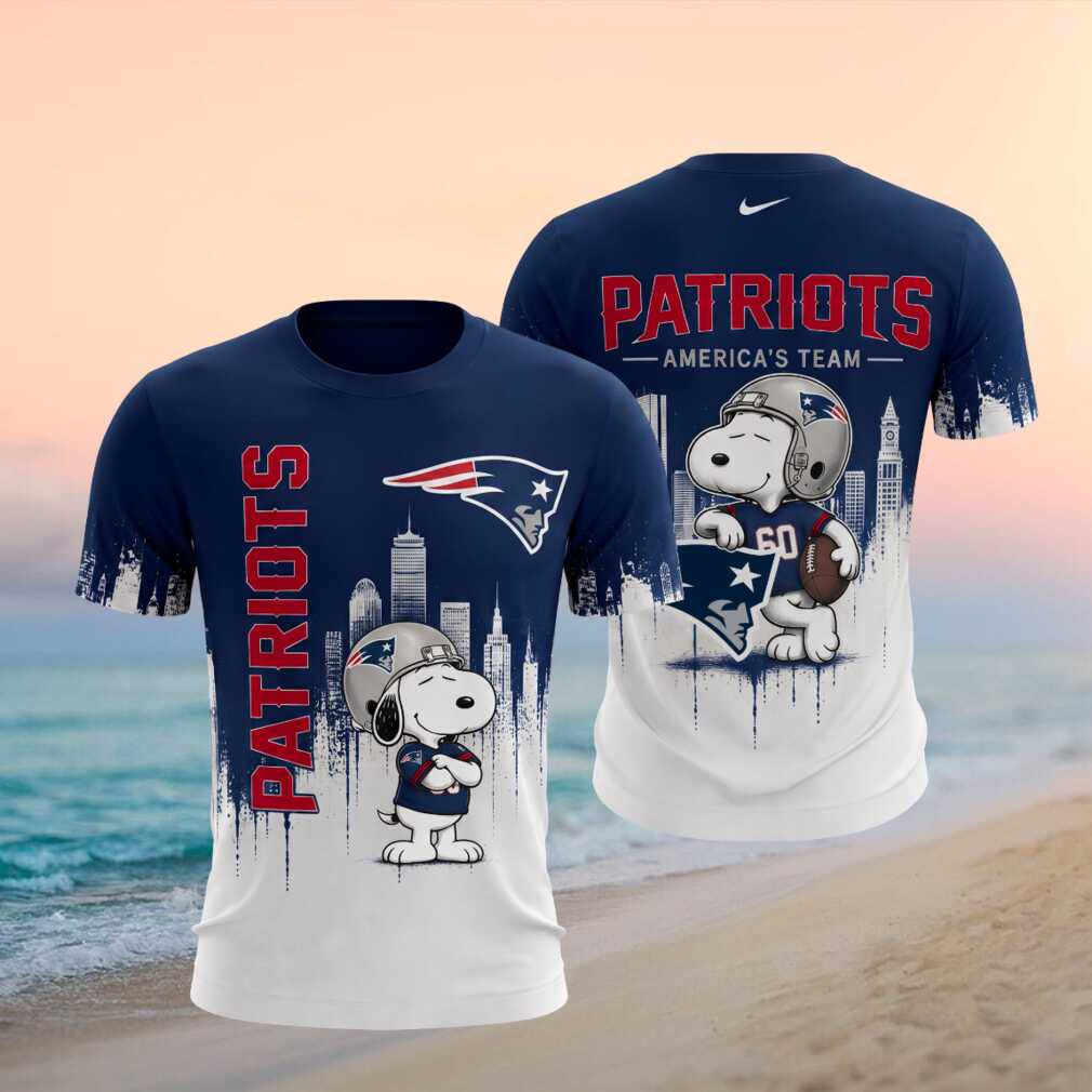 New England Patriots Snoopy Football Shirt - Limotees LLC
