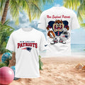New England Patriots Taz Football Mascot Sports Fan T Shirt