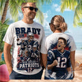 New England Patriots Tom Brady Quarterback Legend Football Shirt