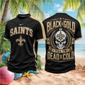 New Orleans Football Skull Dead And Cold Fan Jersey Shirt - Limotees LLC