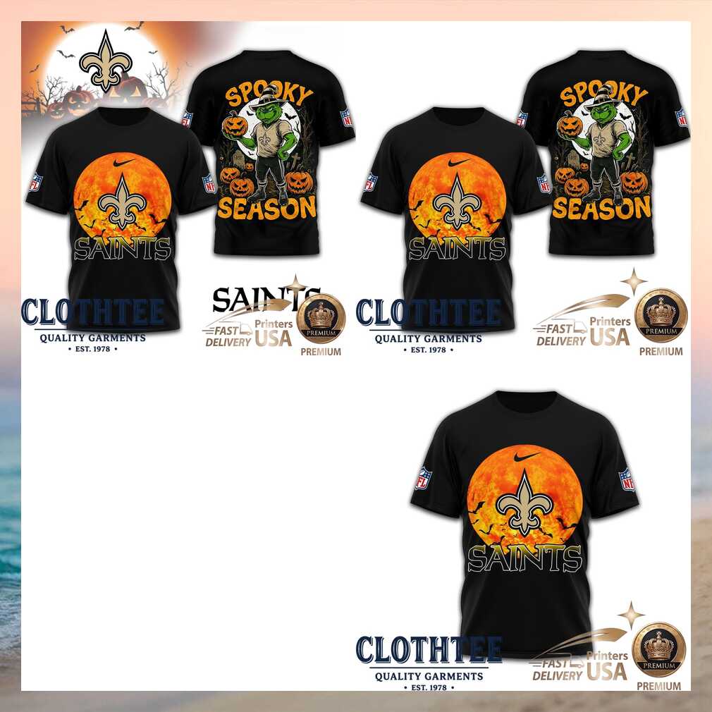 New Orleans Saints Grinch Spooky Season Halloween Shirt