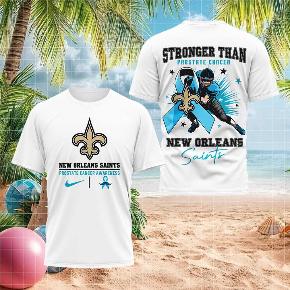 New Orleans Saints Stronger Than Prostate Cancer Shirt