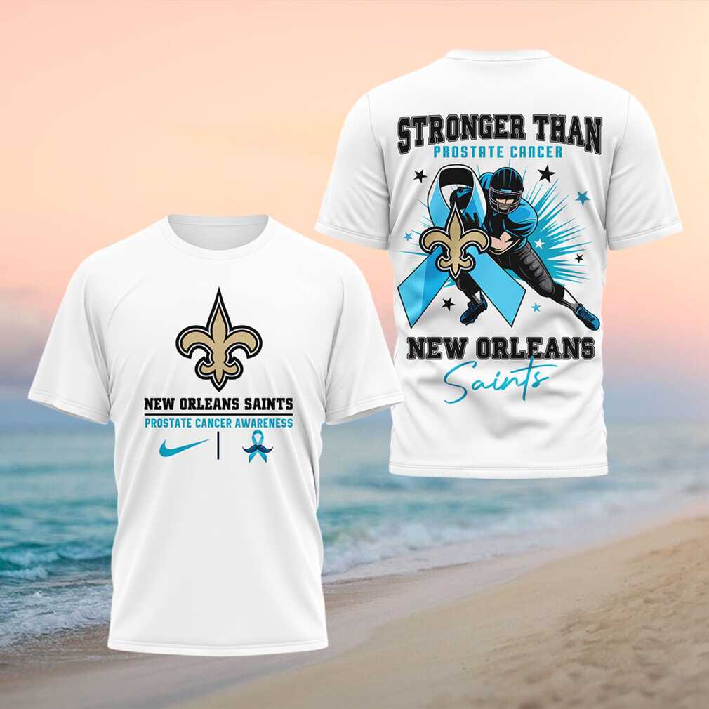 New Orleans Saints Stronger Than Prostate Cancer Shirt