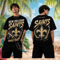 New Orleans Saints Who Dat Football Fans Retro Vintage Personalized Name Men Women Shirt - Limotees LLC