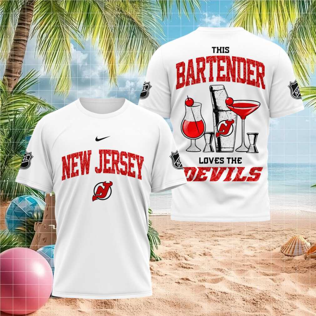 New Shirt Devils Bartender Fan Hockey Graphic Shirt - Limotees LLC