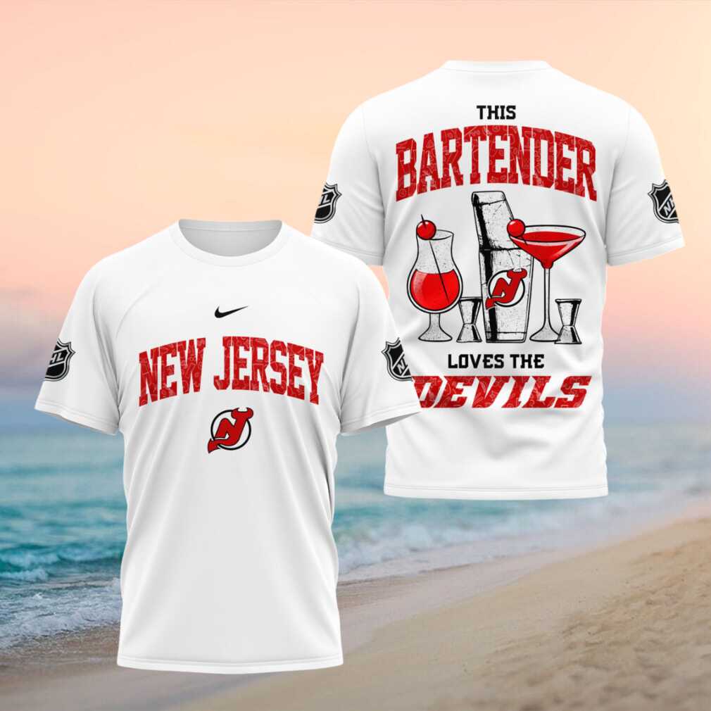 New Shirt Devils Bartender Fan Hockey Graphic Shirt - Limotees LLC