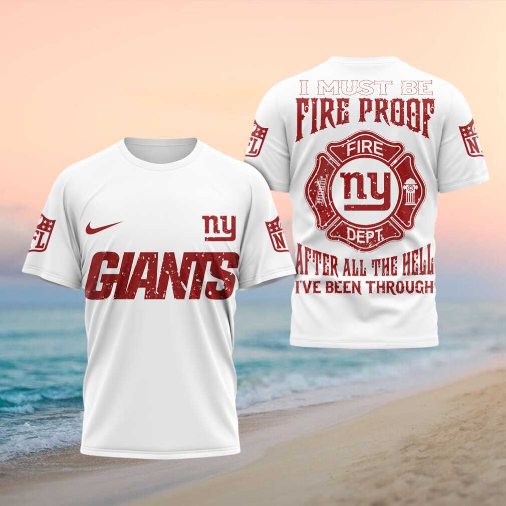 New York Giants Firefighter Retro Fan Men Women Shirt