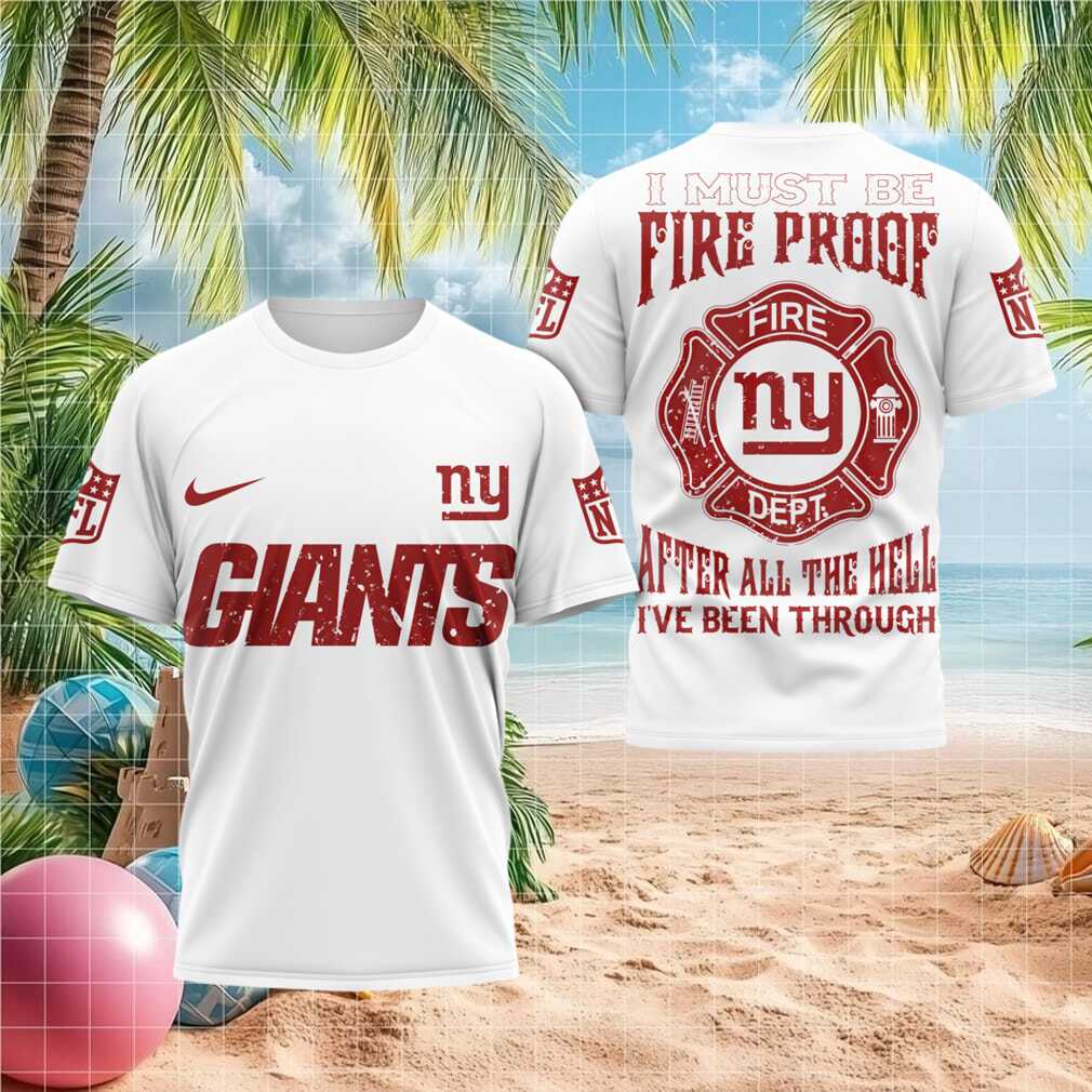 New York Giants Firefighter Retro Fan Men Women Shirt