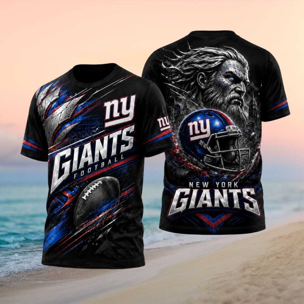 New York Giants Zeus Helmet Football Graphic Shirt