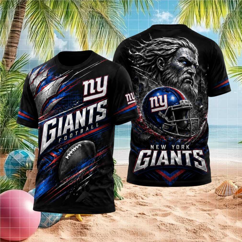 New York Giants Zeus Helmet Football Graphic Shirt