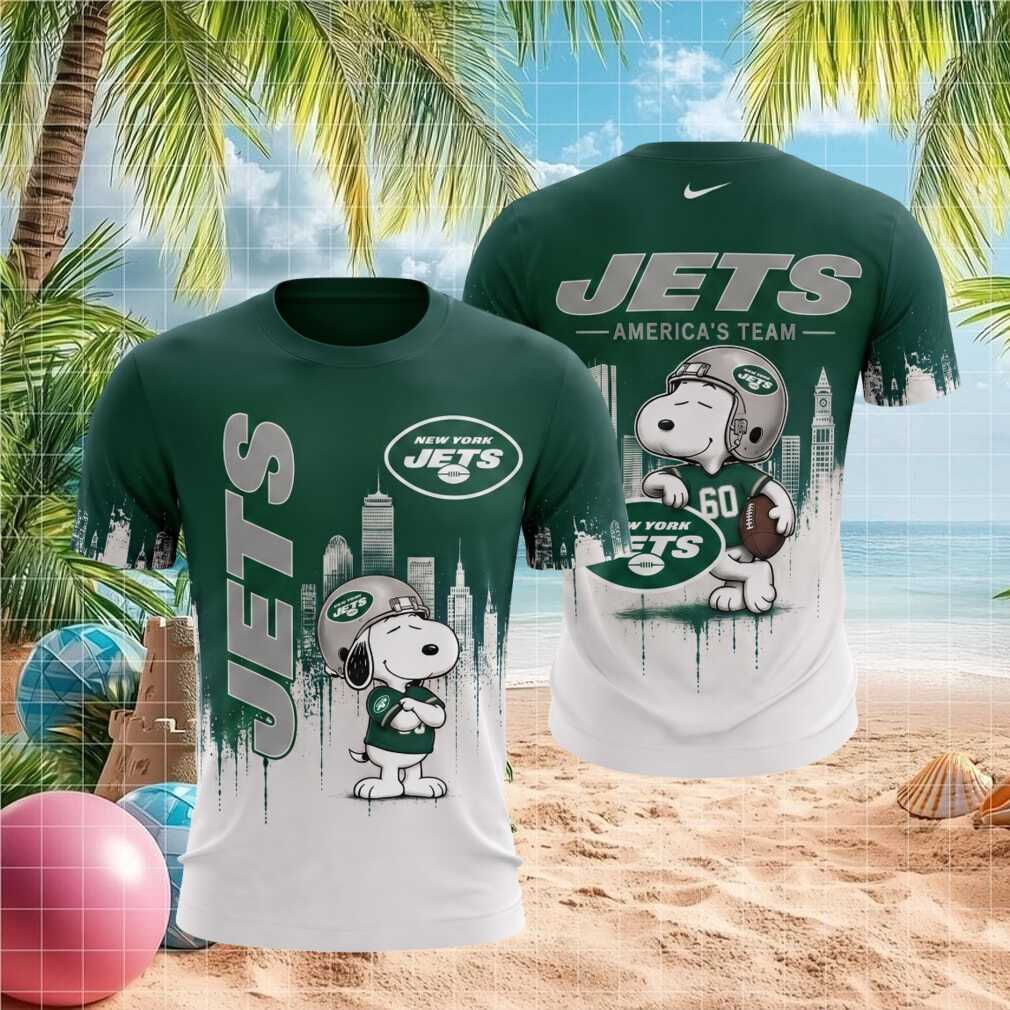 New York Jets Snoopy Football Shirt