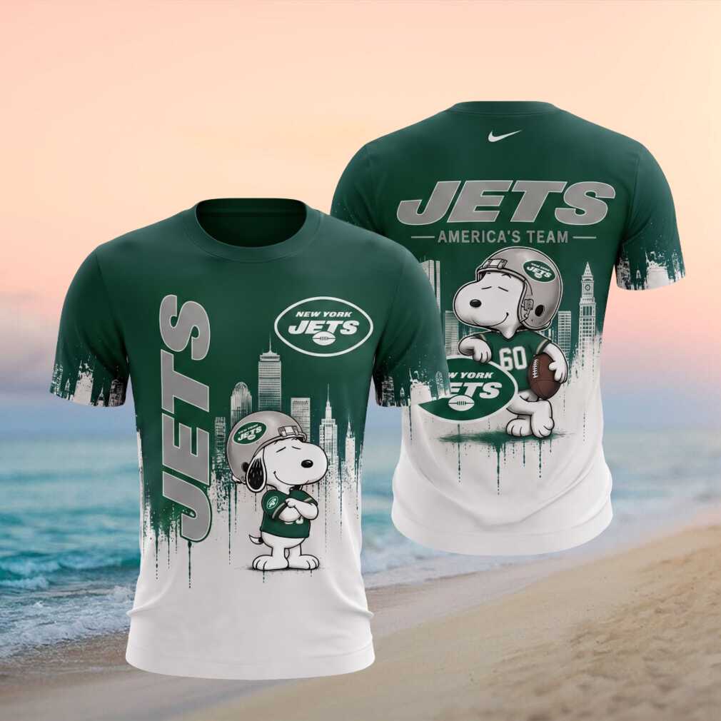New York Jets Snoopy Football Shirt