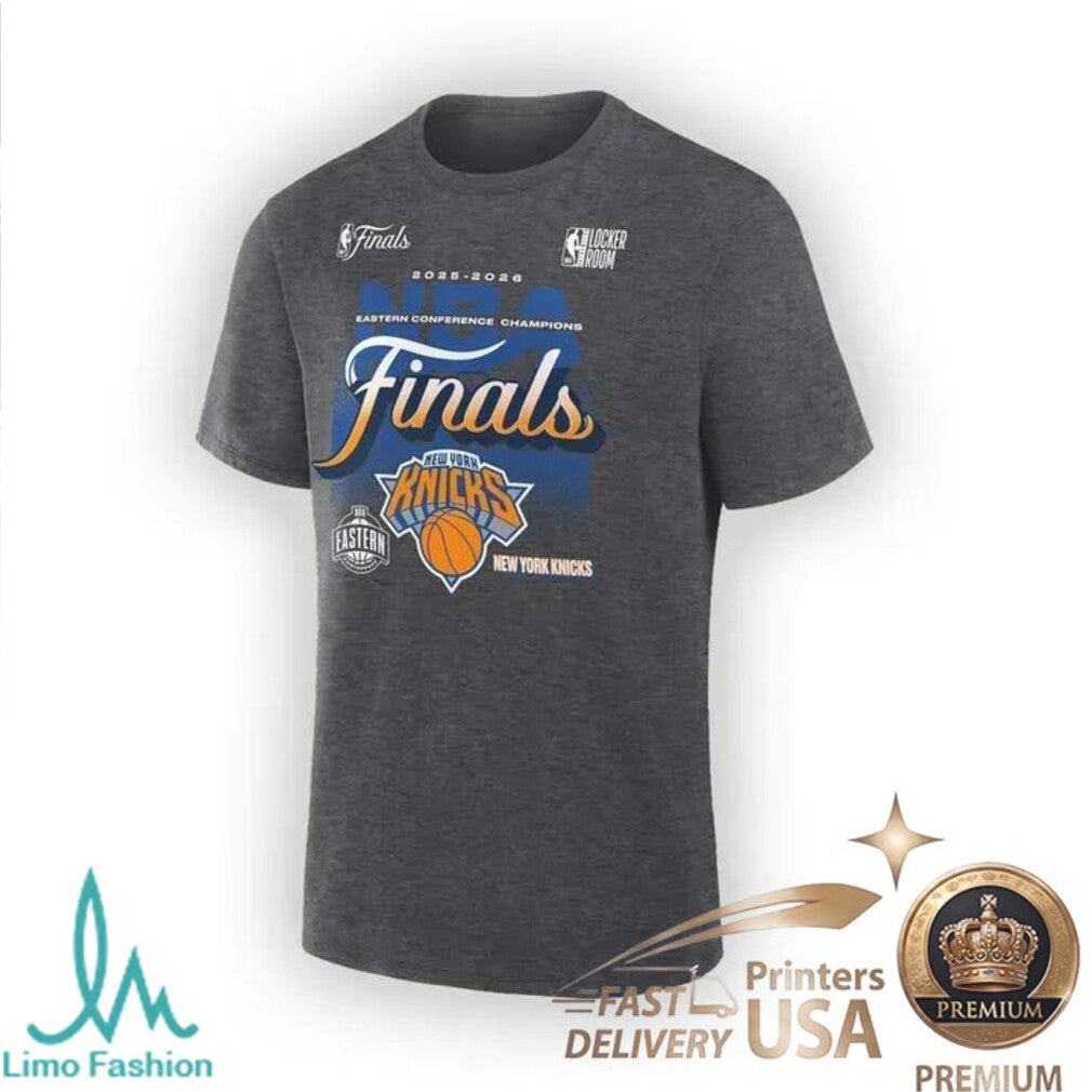 New York Knicks 2026 Eastern Conference Finals Player Signature T Shirt - Limotees LLC