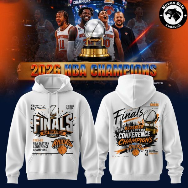 New York Knicks 2026 NBA Finals Locker Room Hoodie