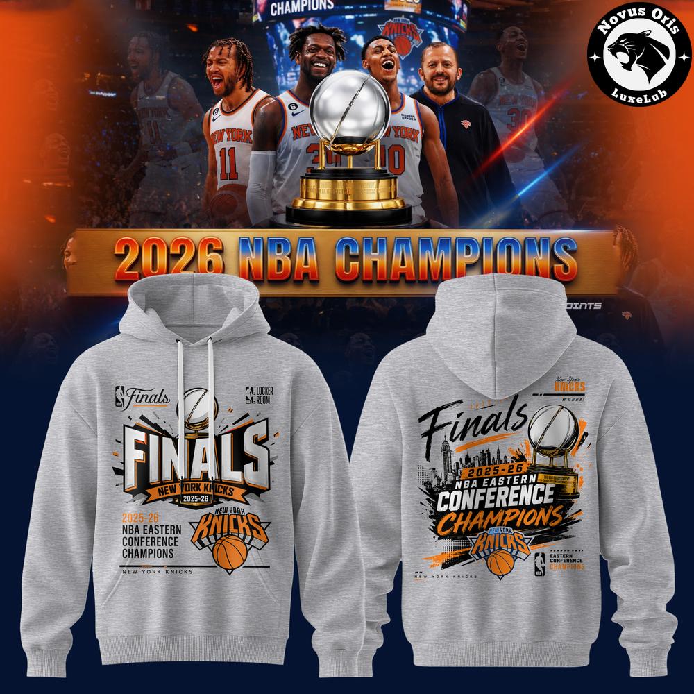 New York Knicks 2026 NBA Finals Locker Room Hoodie