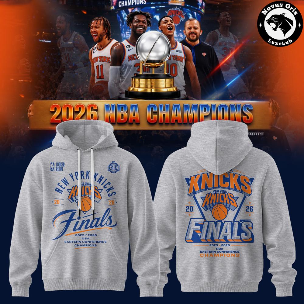 New York Knicks 2026 NBA Finals Locker Room Hoodie