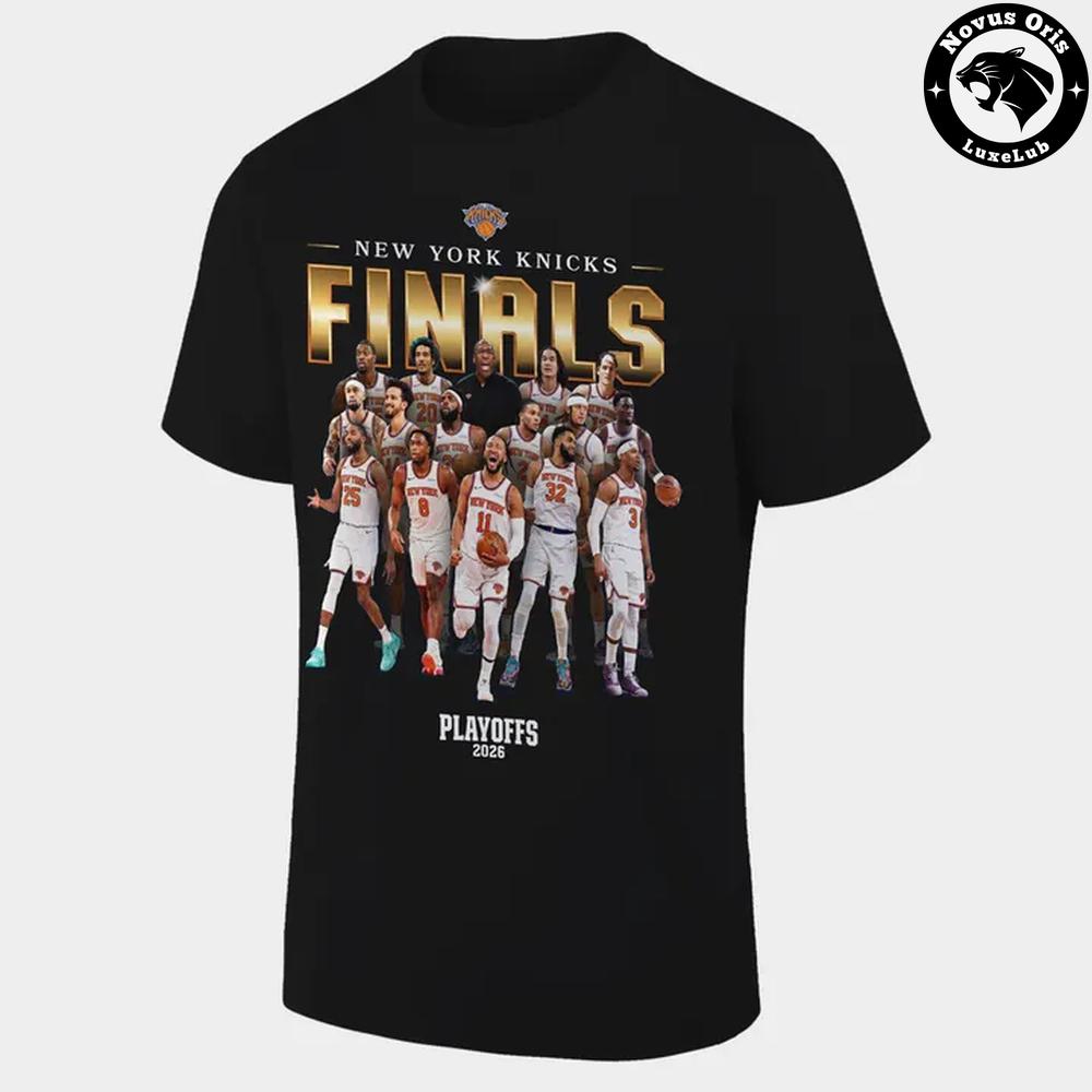 New York Knicks 2026 Playoffs NBA Finals Commemorative T-Shirt