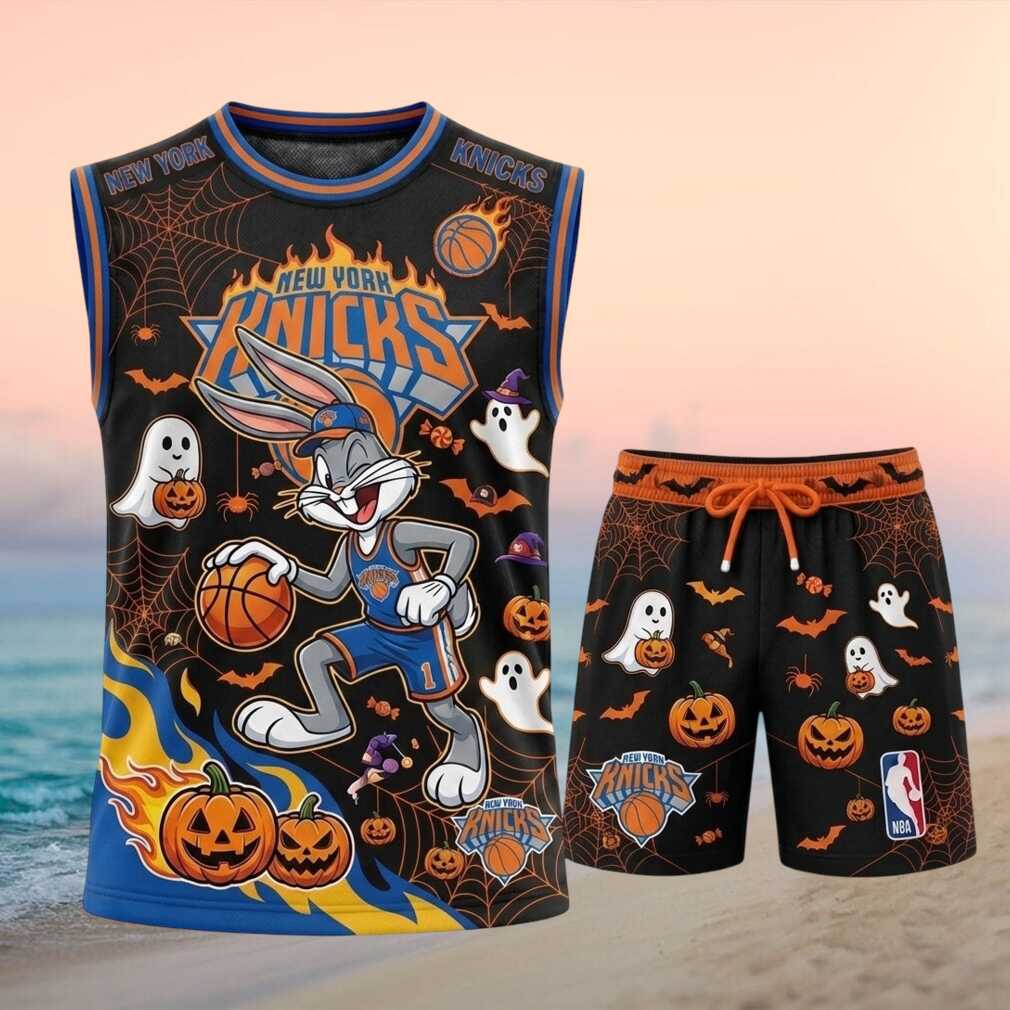 New York Knicks Bugs Bunny Halloween Basketball Shirt