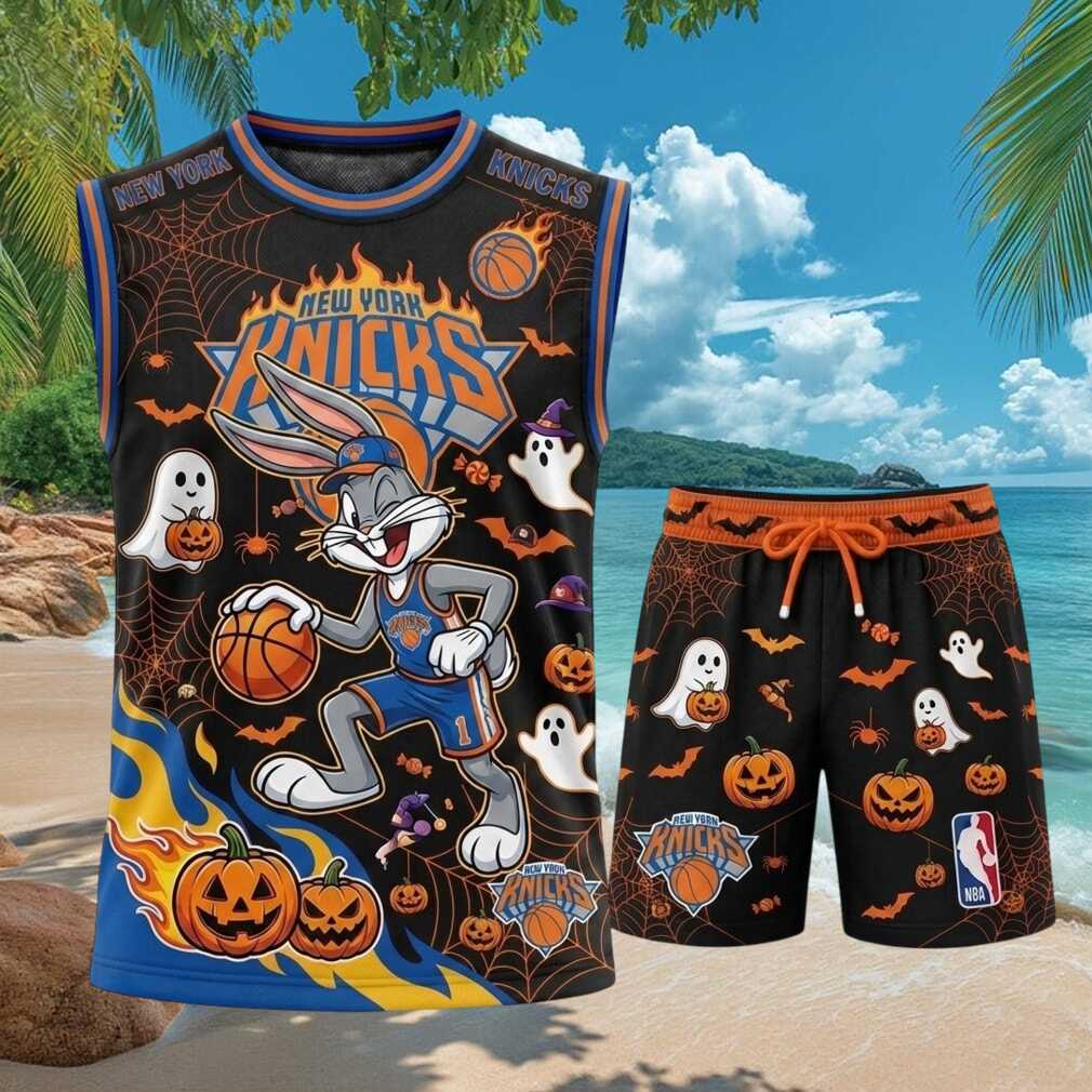 New York Knicks Bugs Bunny Halloween Basketball Shirt