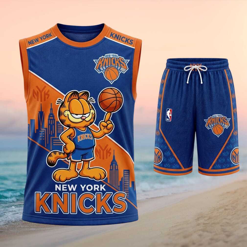 New York Knicks Garfield Basketball Shirt