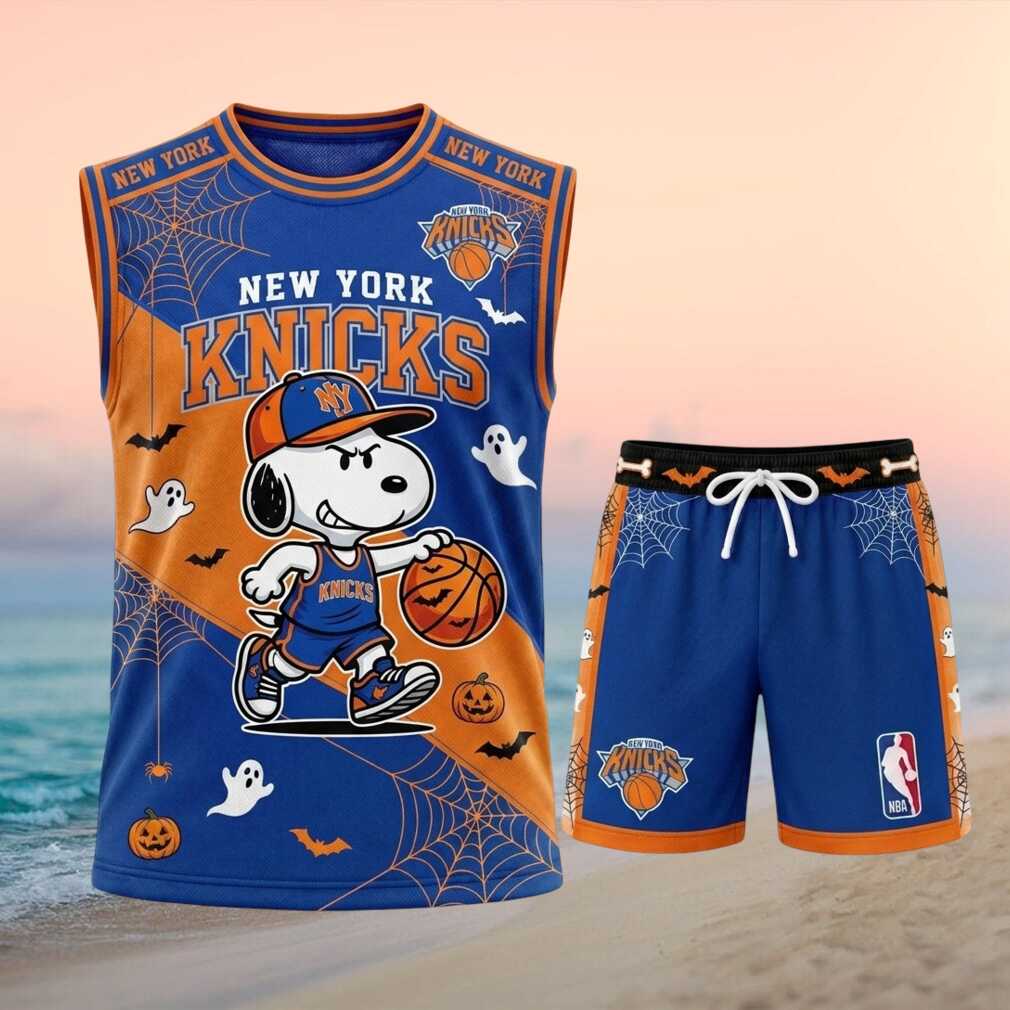 New York Knicks Snoopy Halloween Basketball Shirt