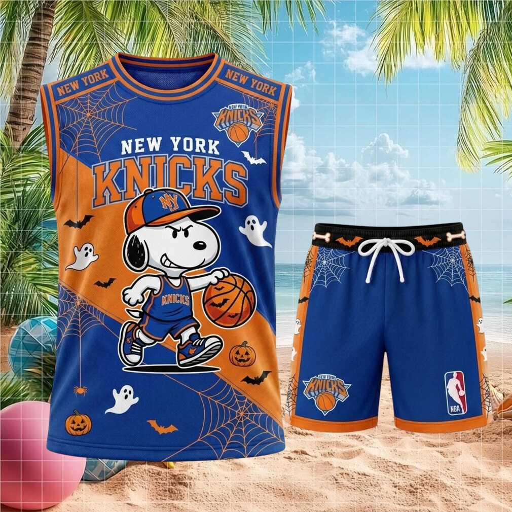 New York Knicks Snoopy Halloween Basketball Shirt