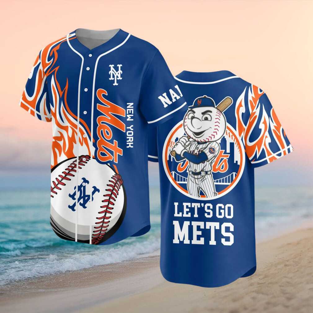 New York Mets Baseball Flaming Design 2026 Sports Shirt