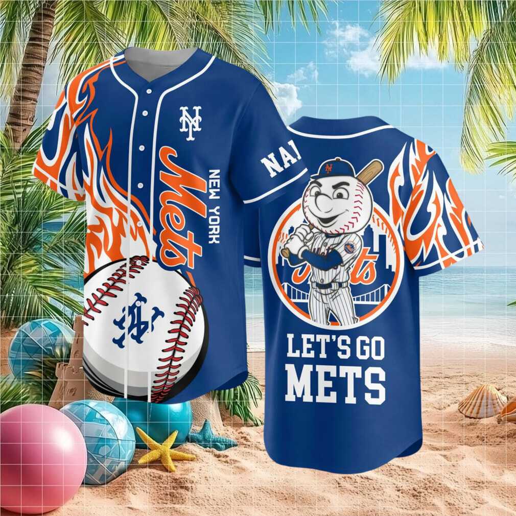 New York Mets Baseball Flaming Design 2026 Sports Shirt