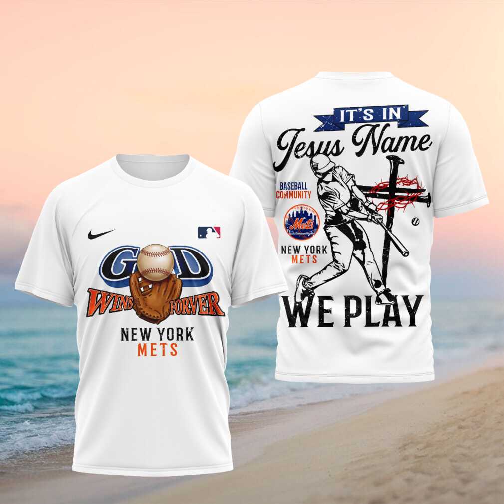 New York Mets Baseball Jesus Faith Cross Shirt
