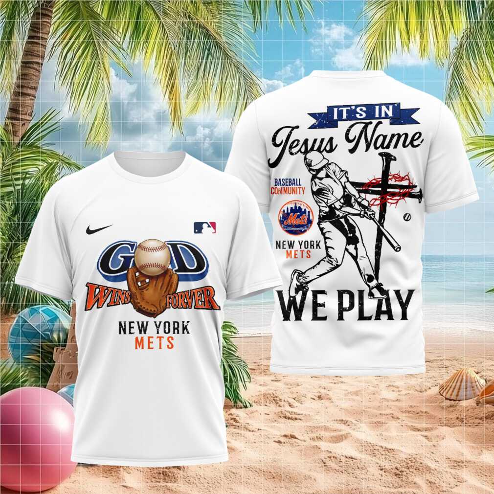New York Mets Baseball Jesus Faith Cross Shirt