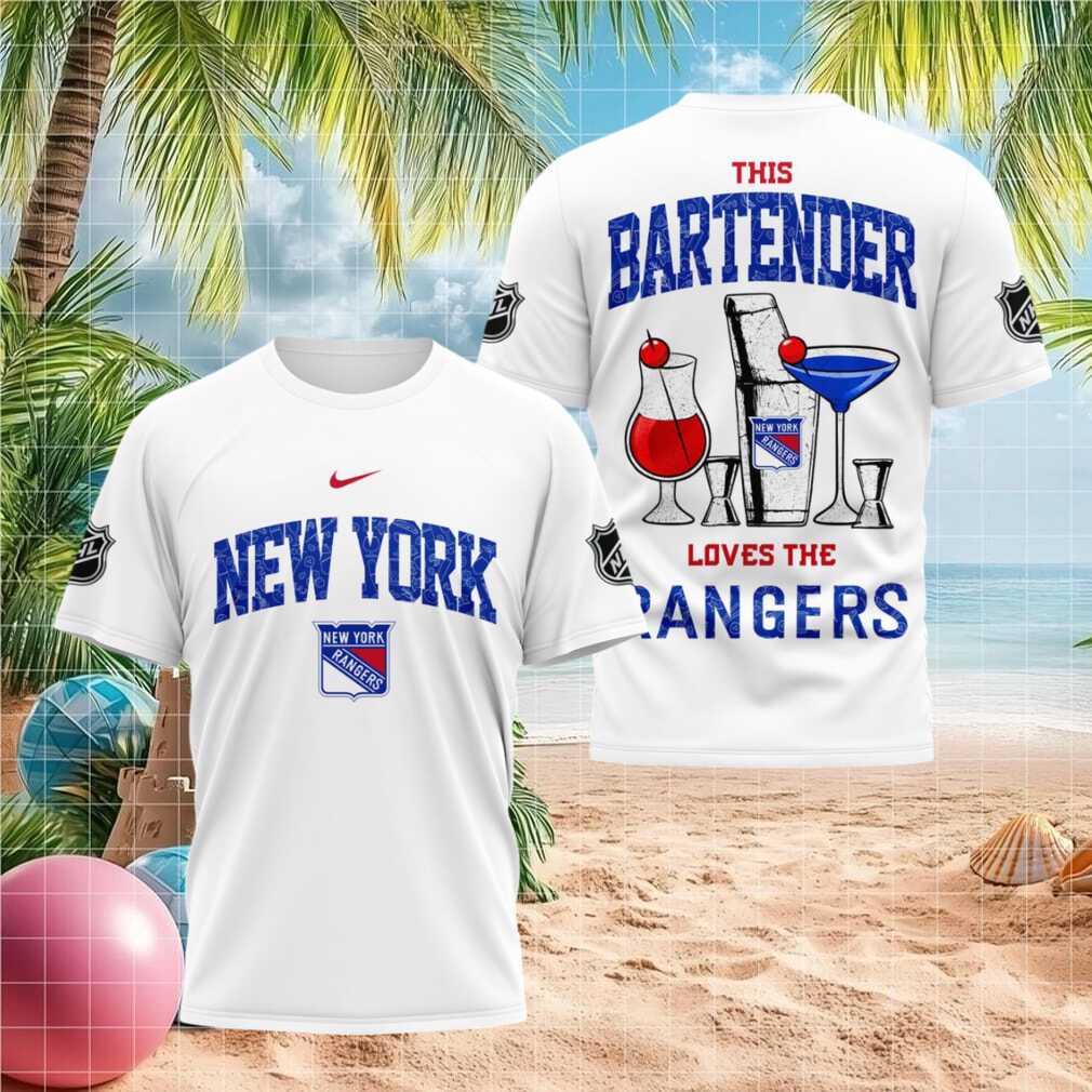 New York Rangers Bartender Fan Hockey Graphic Shirt - Limotees LLC
