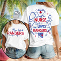 New York Rangers Nurse Medical Stethoscope Hockey Shirt