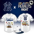 New York Yankees x Peanuts Night Limited Edition Baseball Jersey