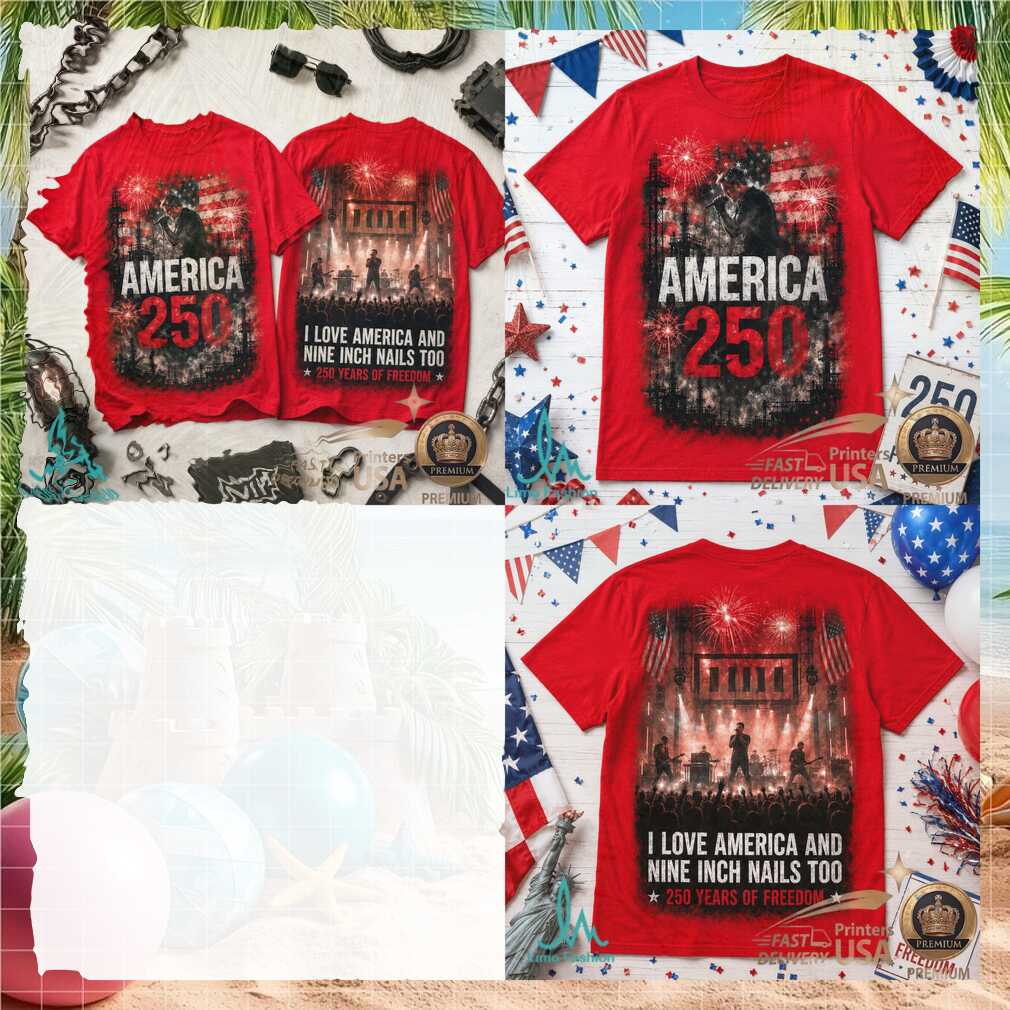 Nine Inch Nails America 250 Years Of Freedom Rock Concert Shirt - Limotees LLC