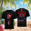 Tampa Bay Buccaneers Police Officer Thin Red Line Football Shirt
