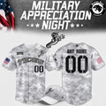 Norfolk Tides Military Appreciation Night Custom Camo Baseball Jersey