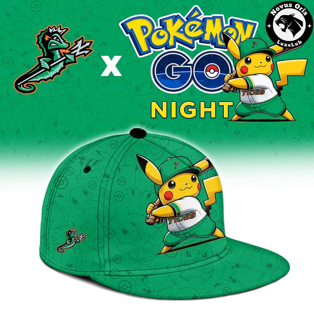 Norfolk Tides Pokemon GO Night Limited Edition Baseball Jersey