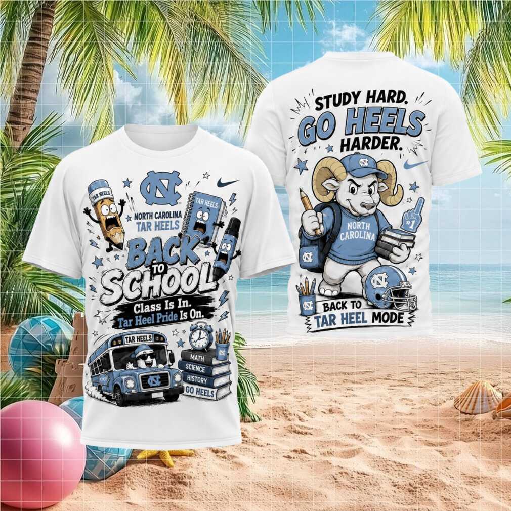 North Carolina Tar Heels Back To School Mode Shirt