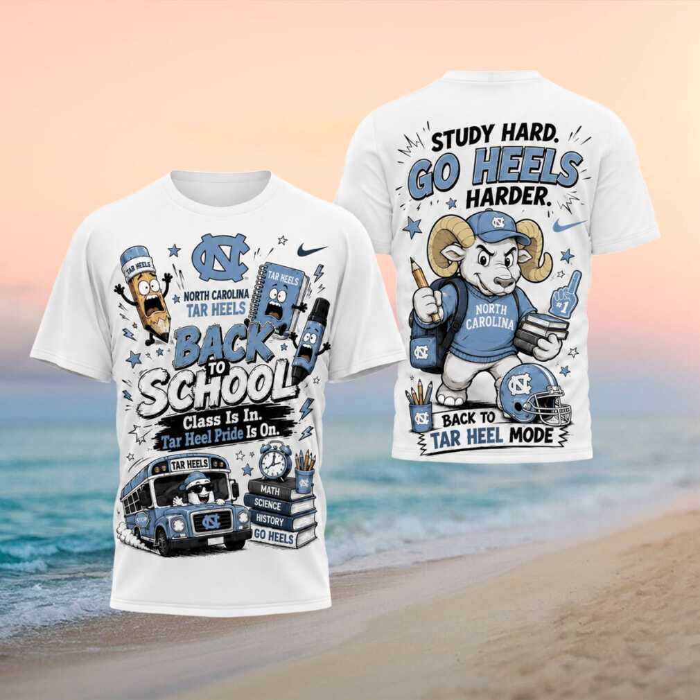 North Carolina Tar Heels Back To School Mode Shirt