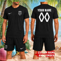 Norway National Football Team Minimalist Black Custom Name Number Fan Soccer Shirt