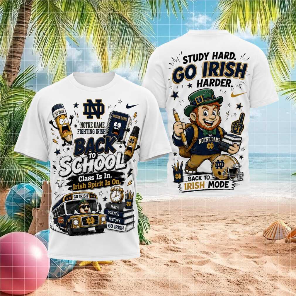Notre Dame Fighting Irish Leprechaun Back To School Shirt