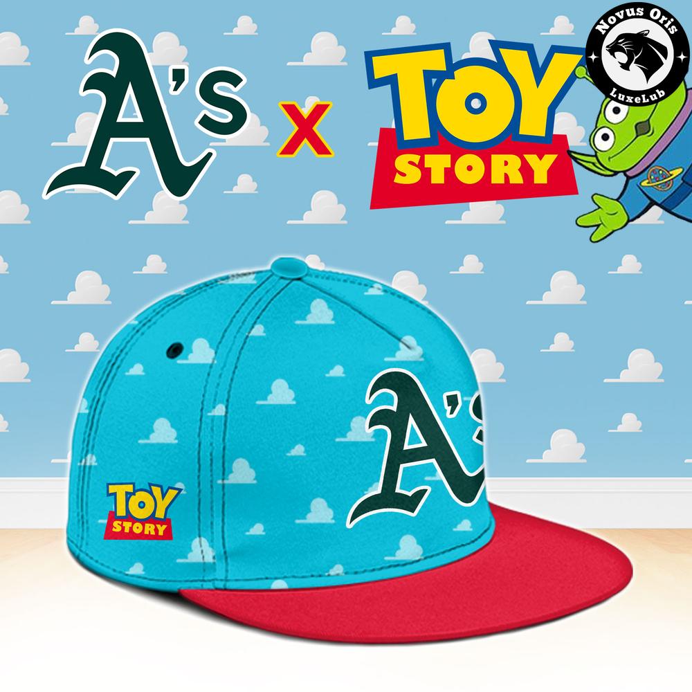 Oakland Athletics x Toy Story Night Woody Buzz Lightyear Custom Baseball Jersey